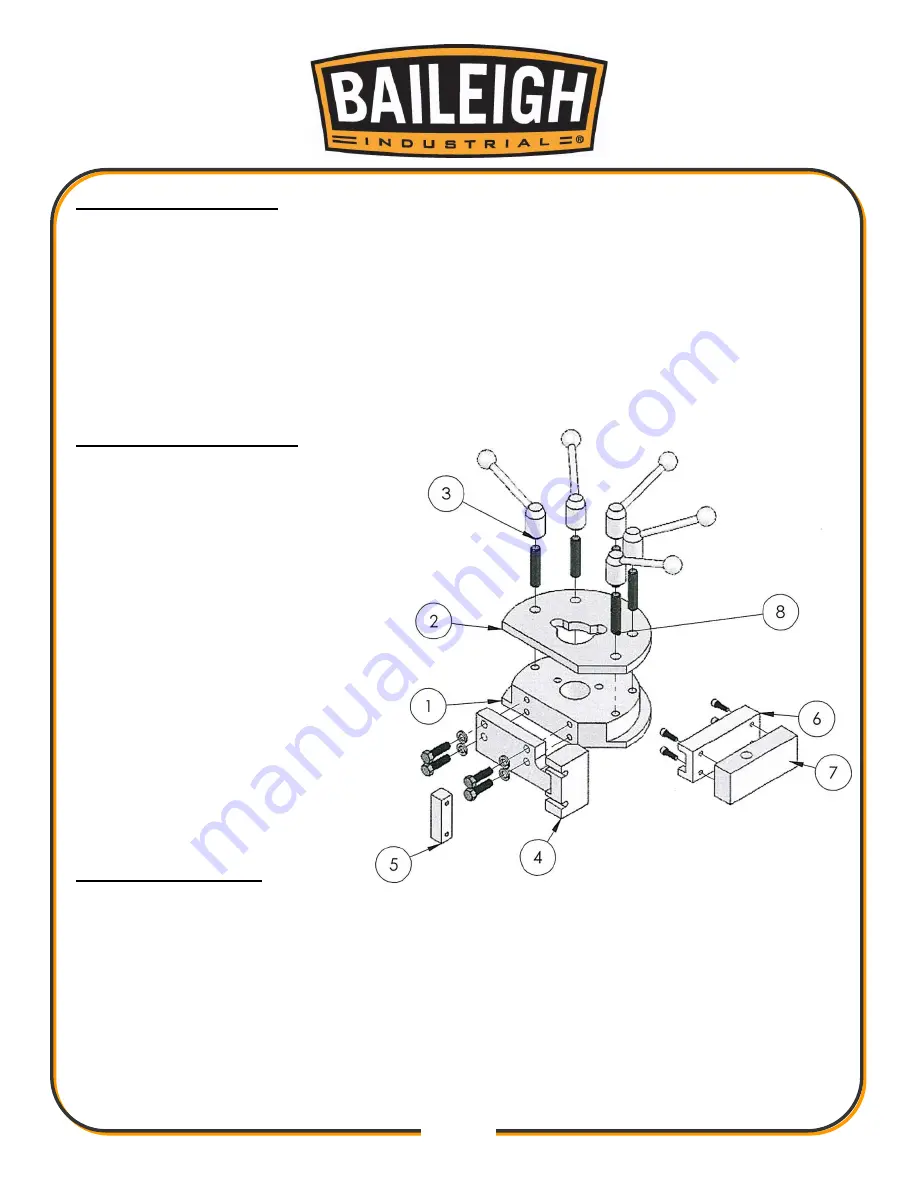 Baileigh Industrial RDB-150-AS Operator'S Manual Download Page 35