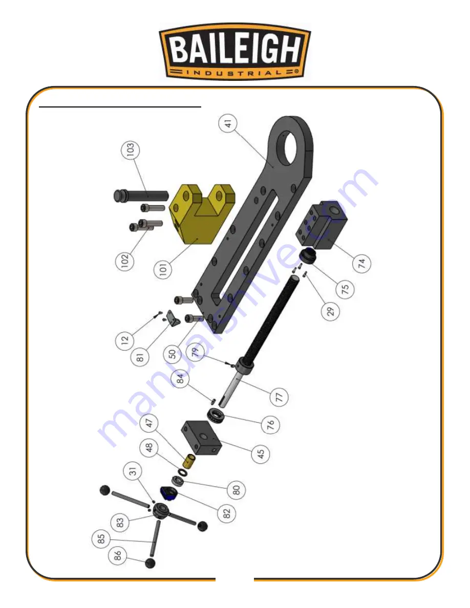 Baileigh Industrial RDB-500 Скачать руководство пользователя страница 45