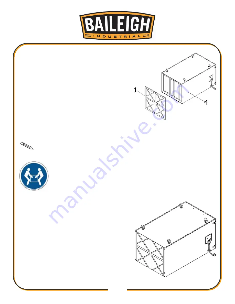 Baileigh AFS-1600 Operator'S Manual Download Page 17