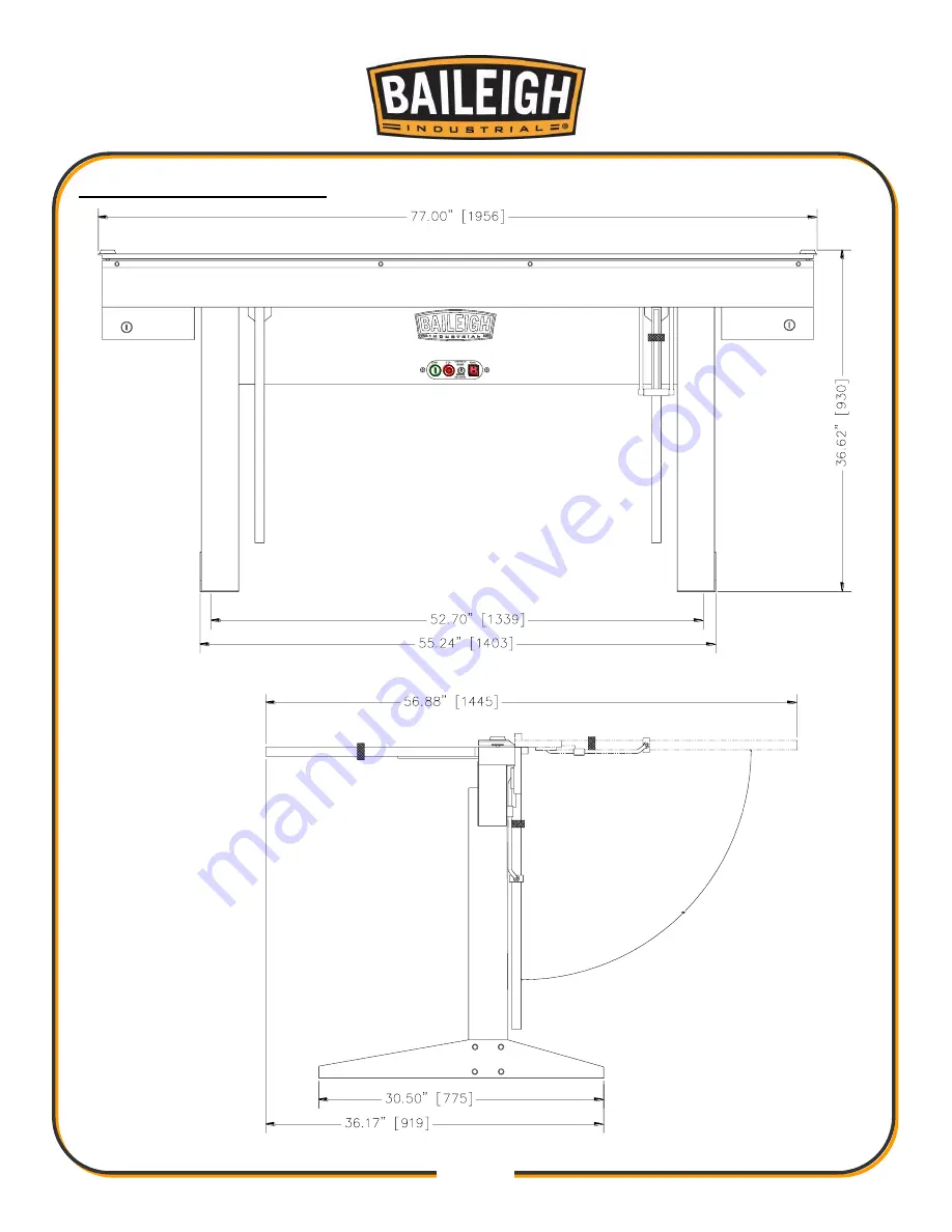 Baileigh BB-7216M Скачать руководство пользователя страница 16