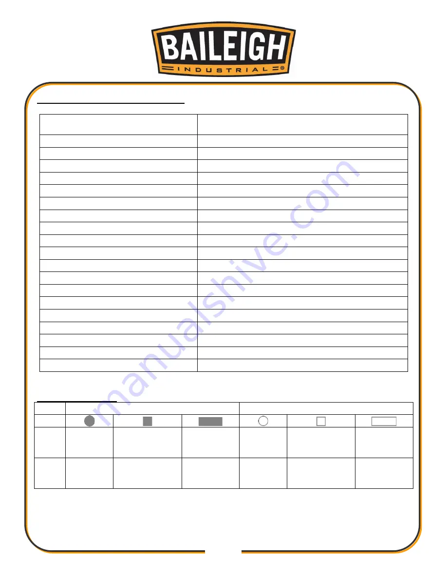 Baileigh CS-275EU Operator'S Manual Download Page 12