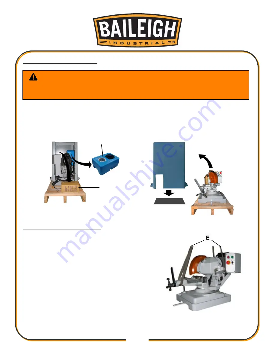 Baileigh CS-275EU Operator'S Manual Download Page 21