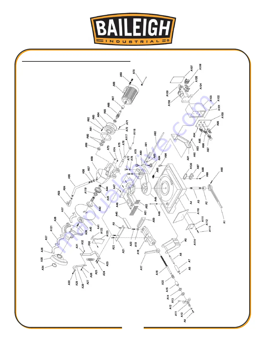 Baileigh CS-275EU Operator'S Manual Download Page 44