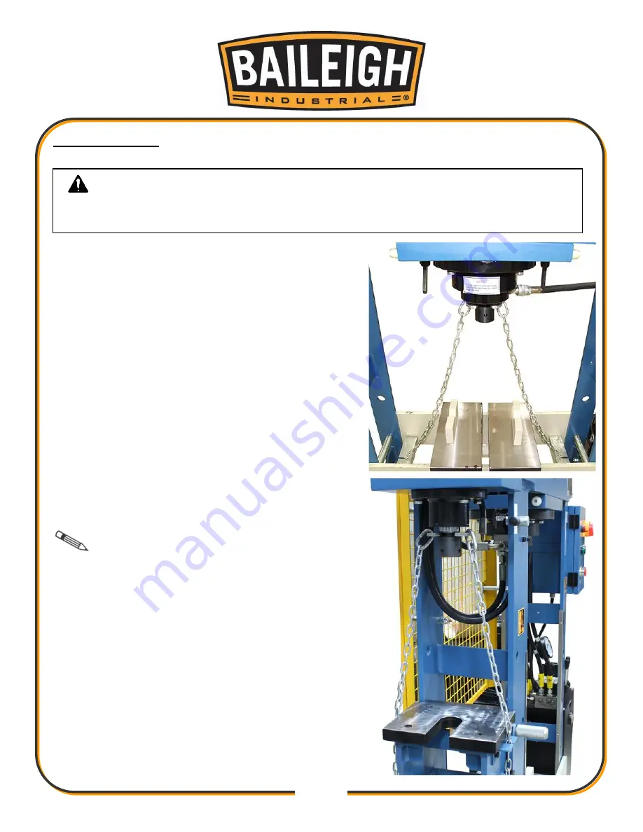 Baileigh HSP-60M-C Скачать руководство пользователя страница 32