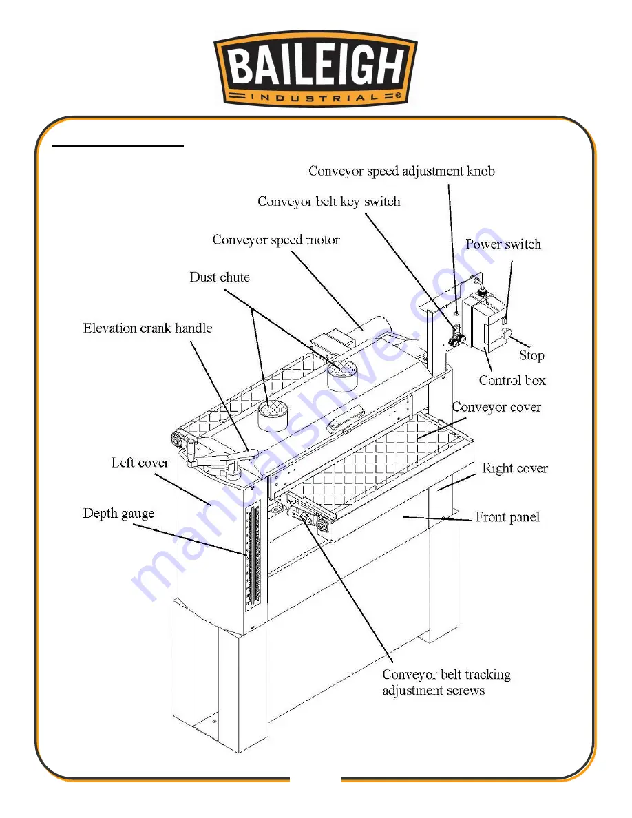 Baileigh SD-255 Скачать руководство пользователя страница 13