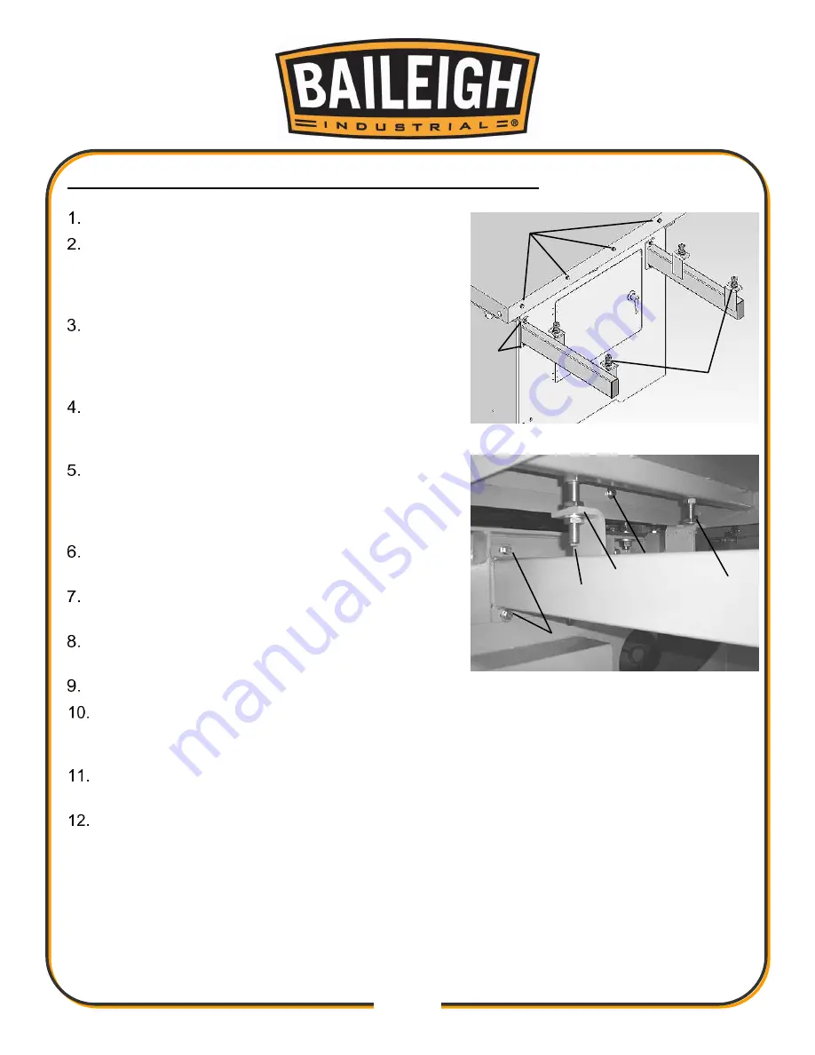 Baileigh STS-14120 Operator'S Manual Download Page 28