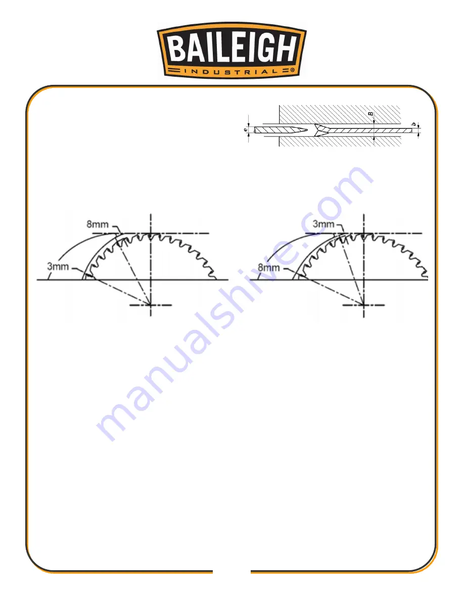 Baileigh TS-1040E 30 Operator'S Manual Download Page 26