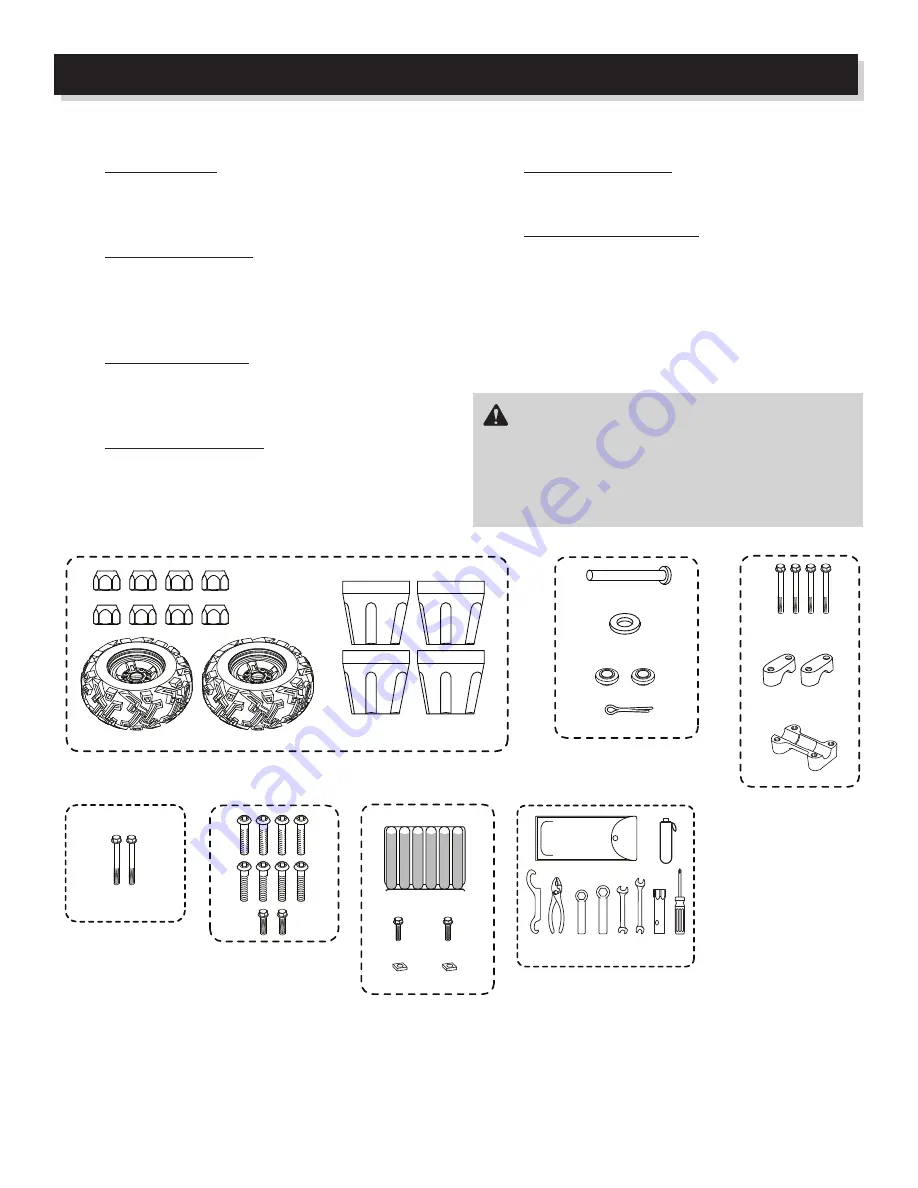 Baja motorsports AT250UT Assembly Manual Download Page 5