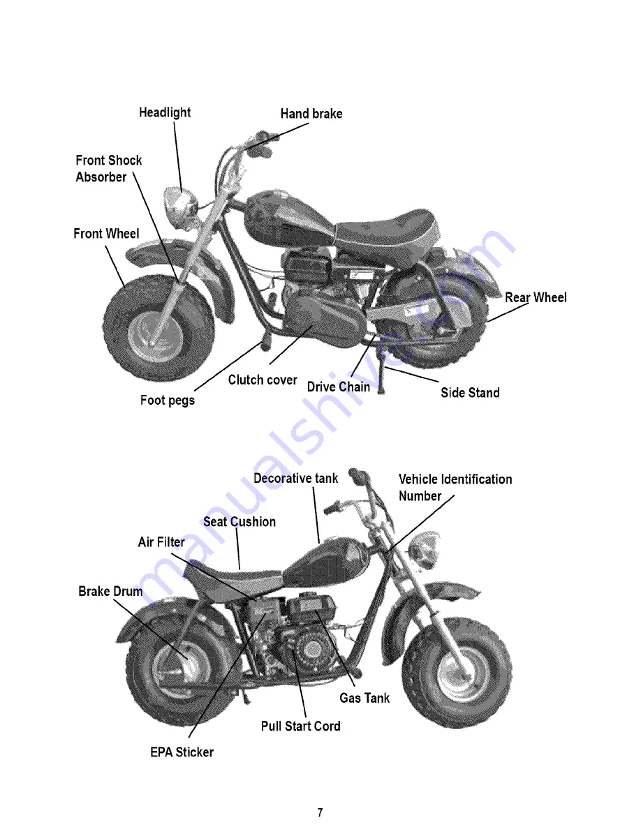 Baja motorsports MB165 Owner'S Manual Download Page 10