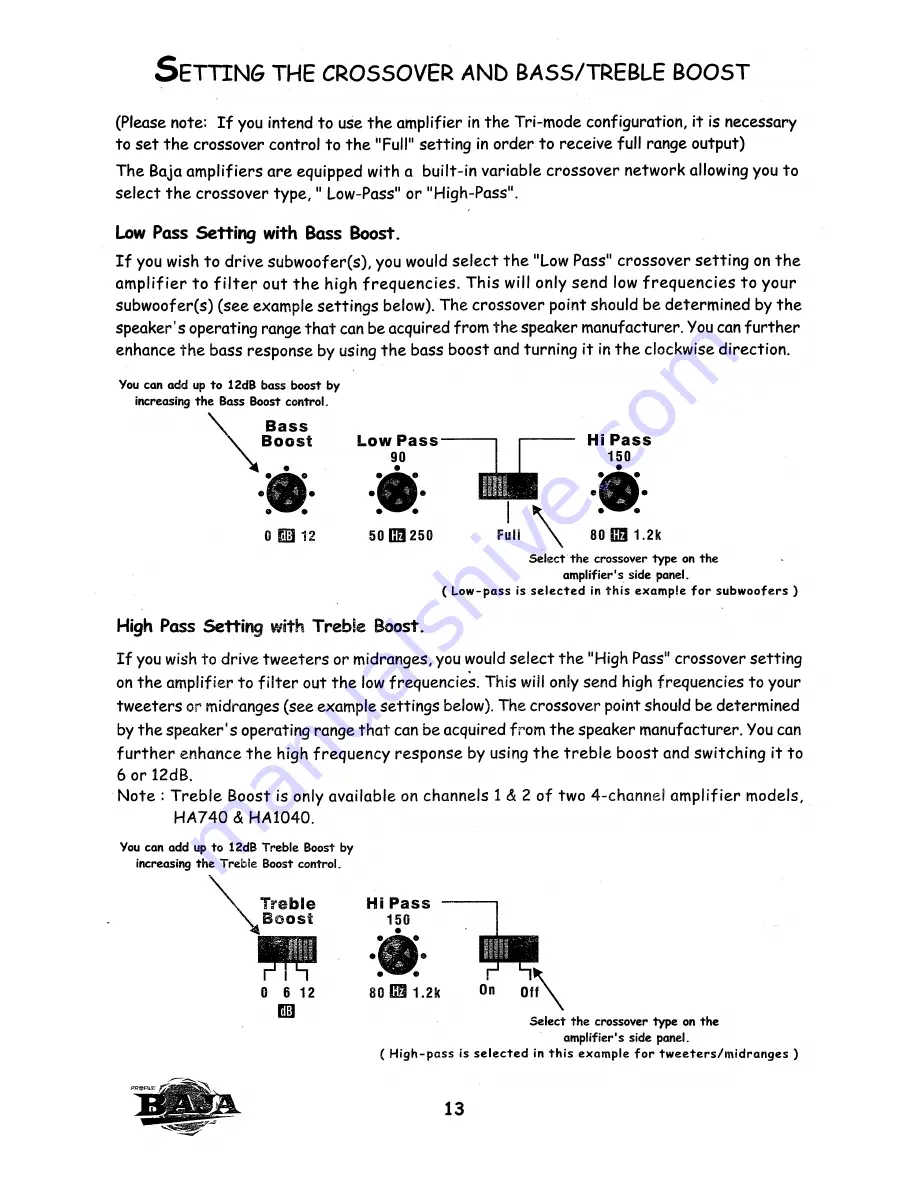 Baja HA400 Installation And Owner'S Manual Download Page 14