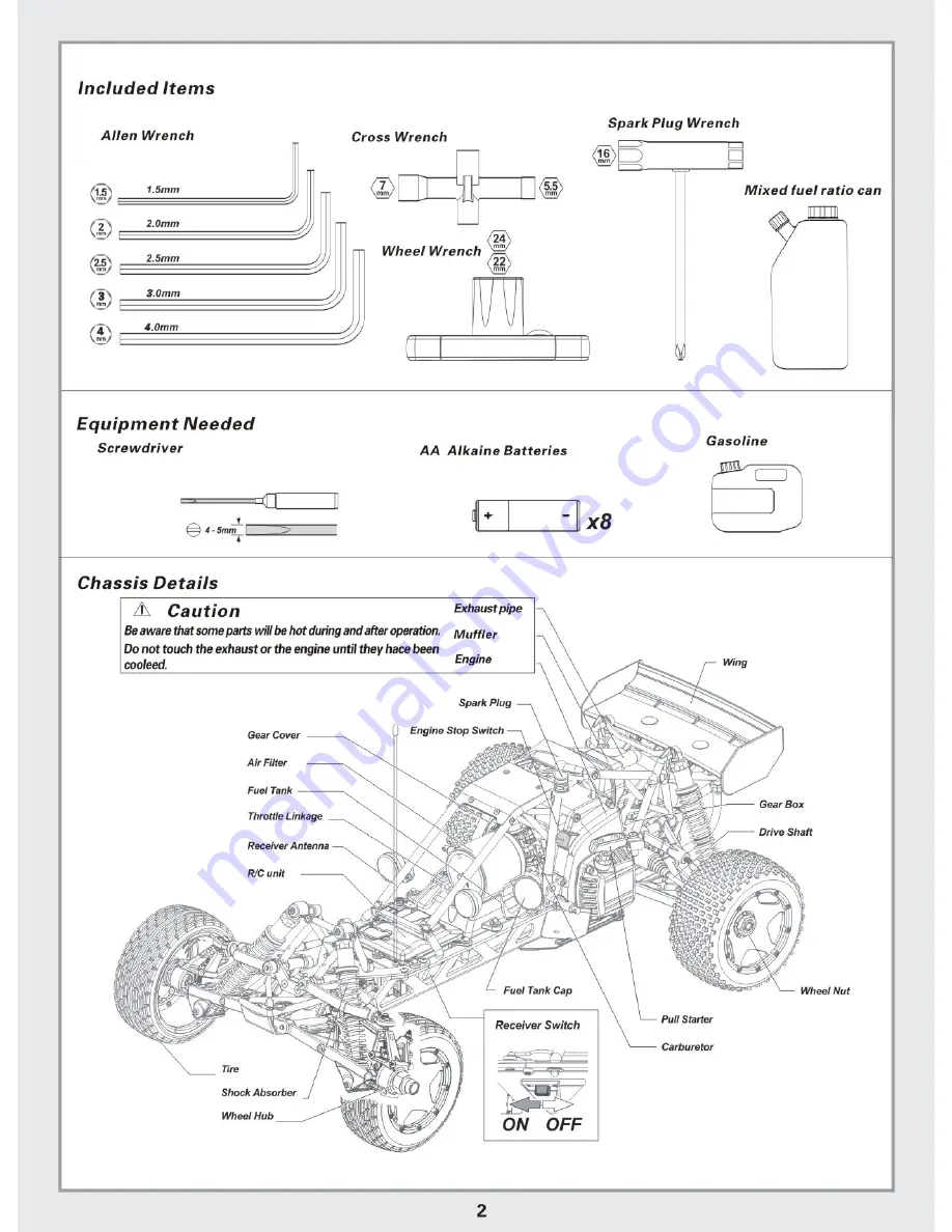 Baja Rovan 5b Скачать руководство пользователя страница 3