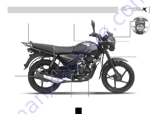 Bajaj GT110X BS VI Owner'S Manual Download Page 9