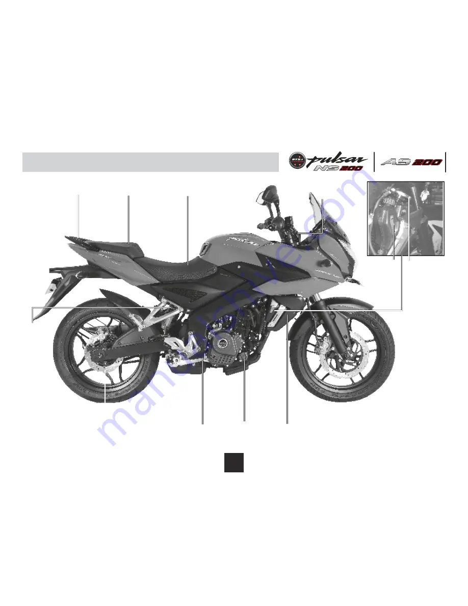 Bajaj Pulsar AS 200 Manual Download Page 8