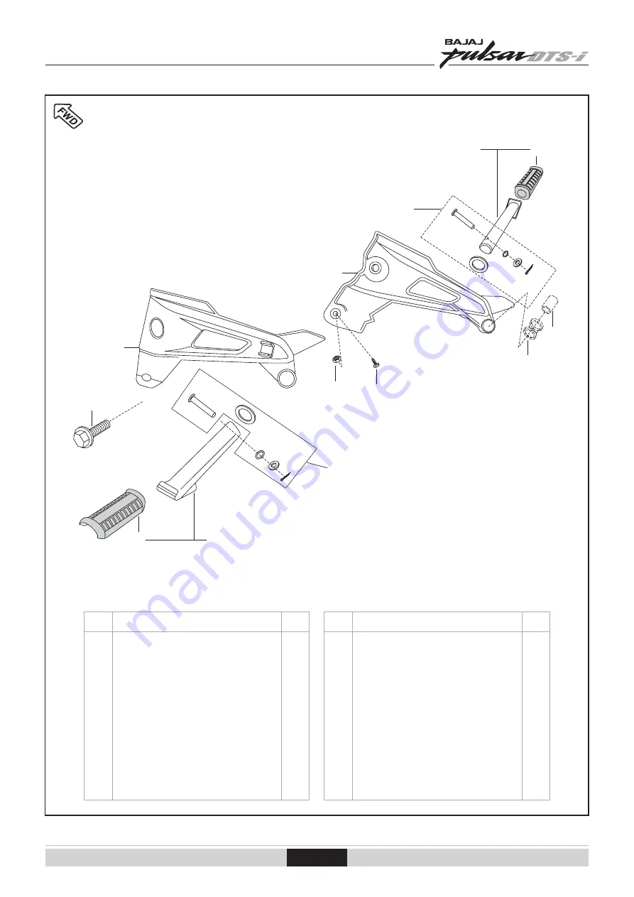 Bajaj pulsar DTS-i Service Station Manual Download Page 191