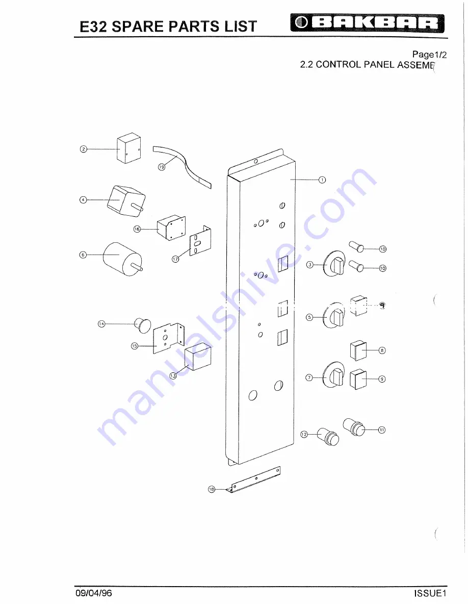 Bakbar E32 Service Manual Download Page 14