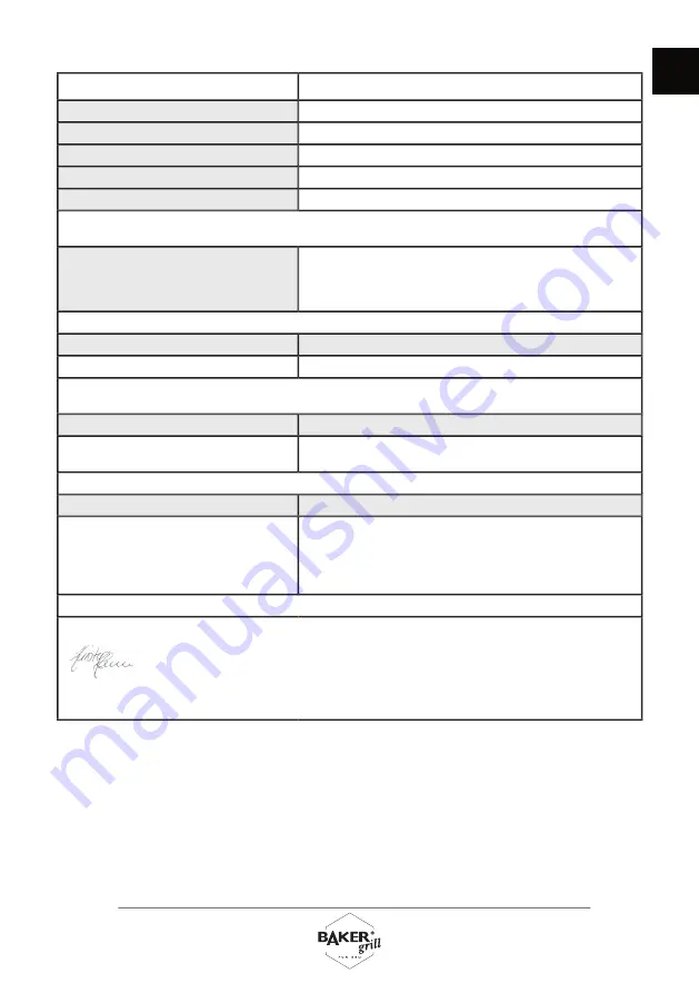 Baker 16111 Instruction Manual Download Page 5