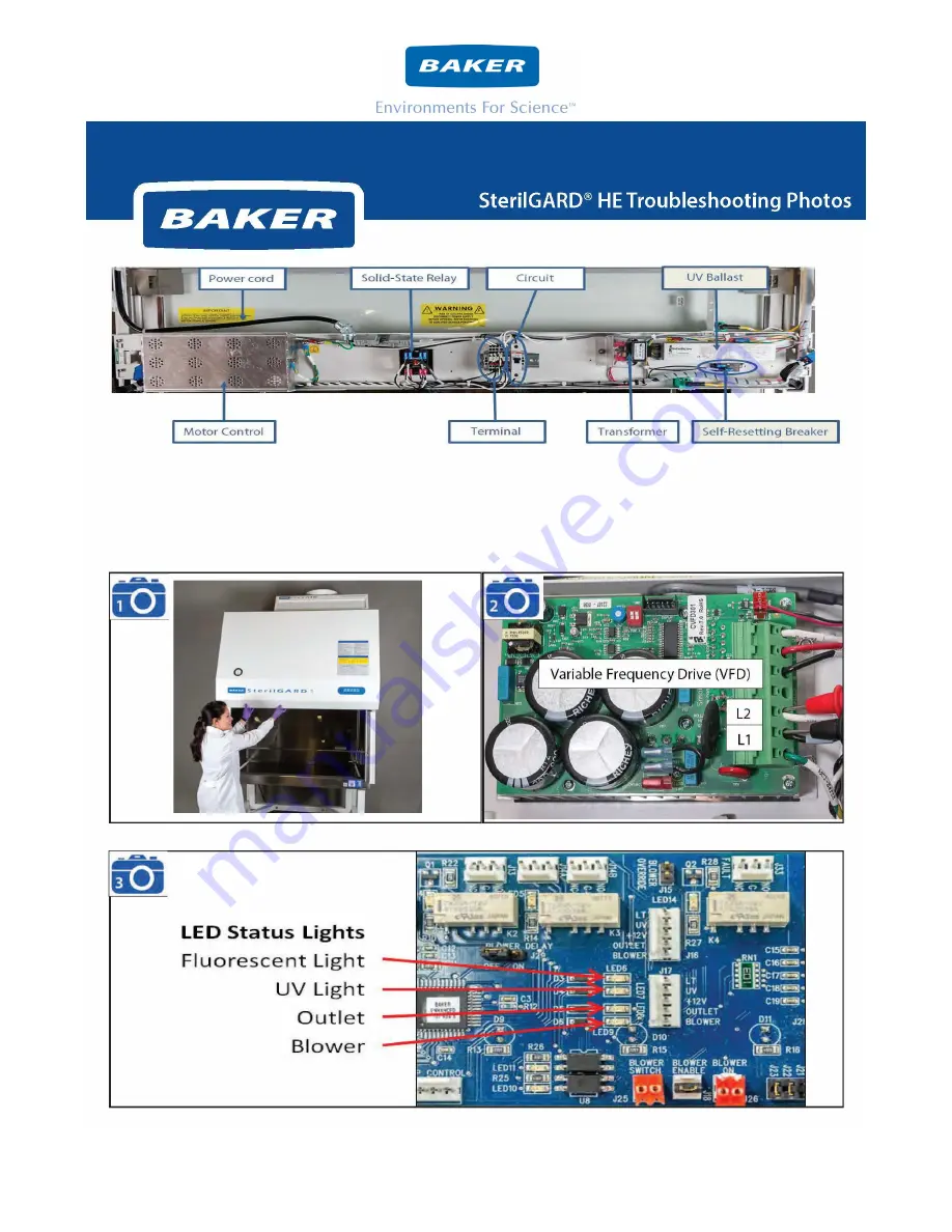 Baker SterilGARD SG404 Service Manual Download Page 88