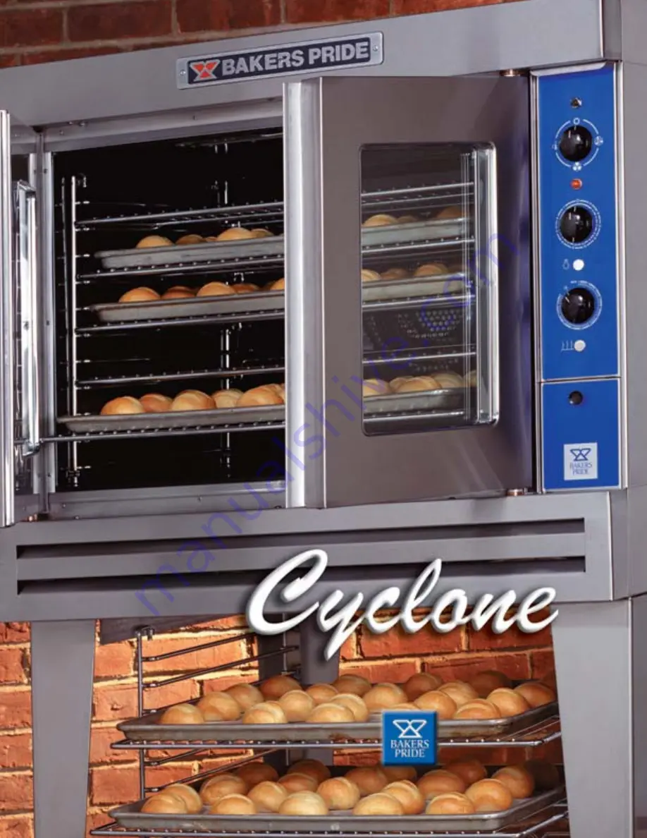 Bakers Pride Cyclone BCO-E1 Brochure & Specs Download Page 1