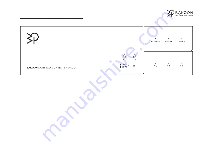 Bakoon DAC-21 Owner'S Manual Download Page 7