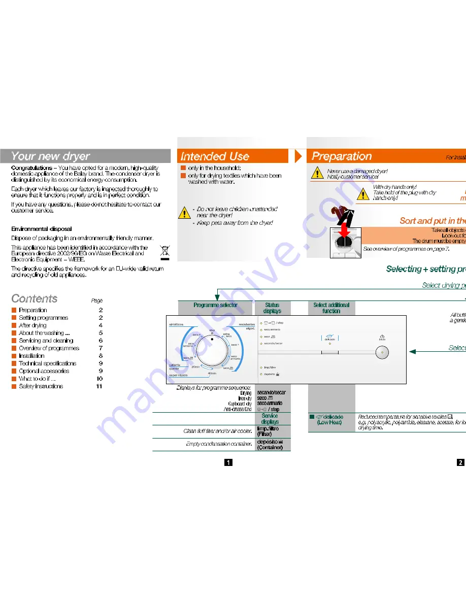 BALAY 3SC81400A Operating And Installation Instructions Download Page 3