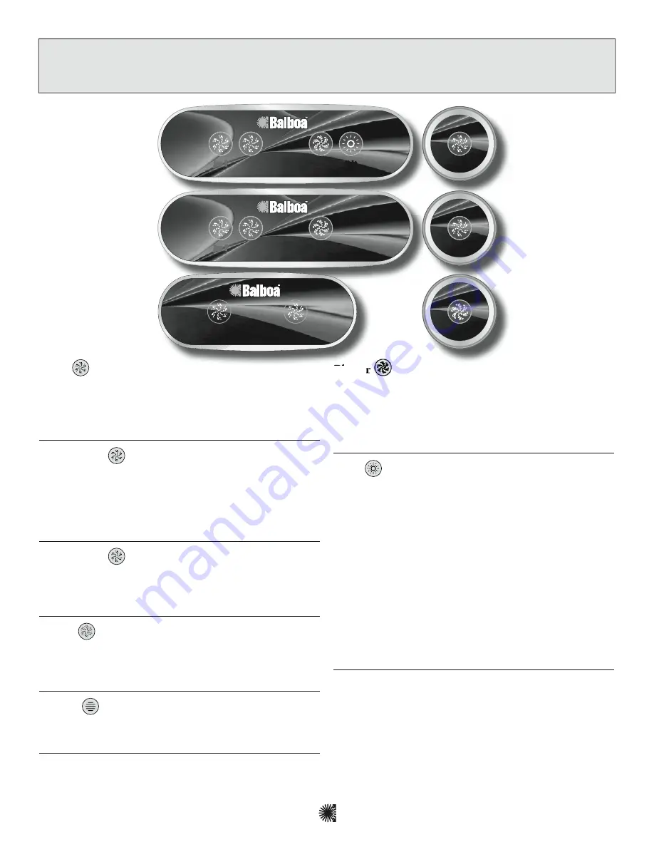 Balboa ML260 User Manual Download Page 10