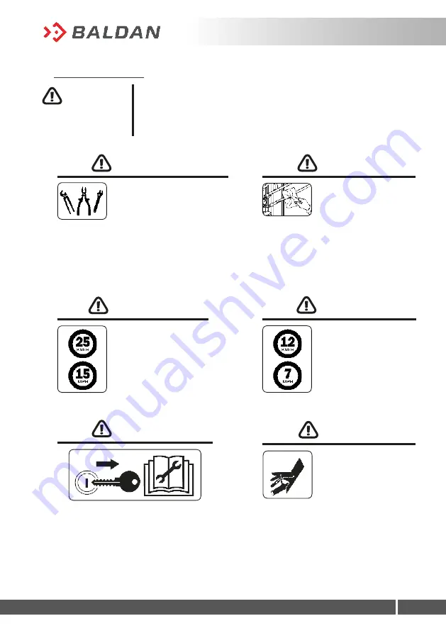 Baldan MOVERE Instruction Manual Download Page 11