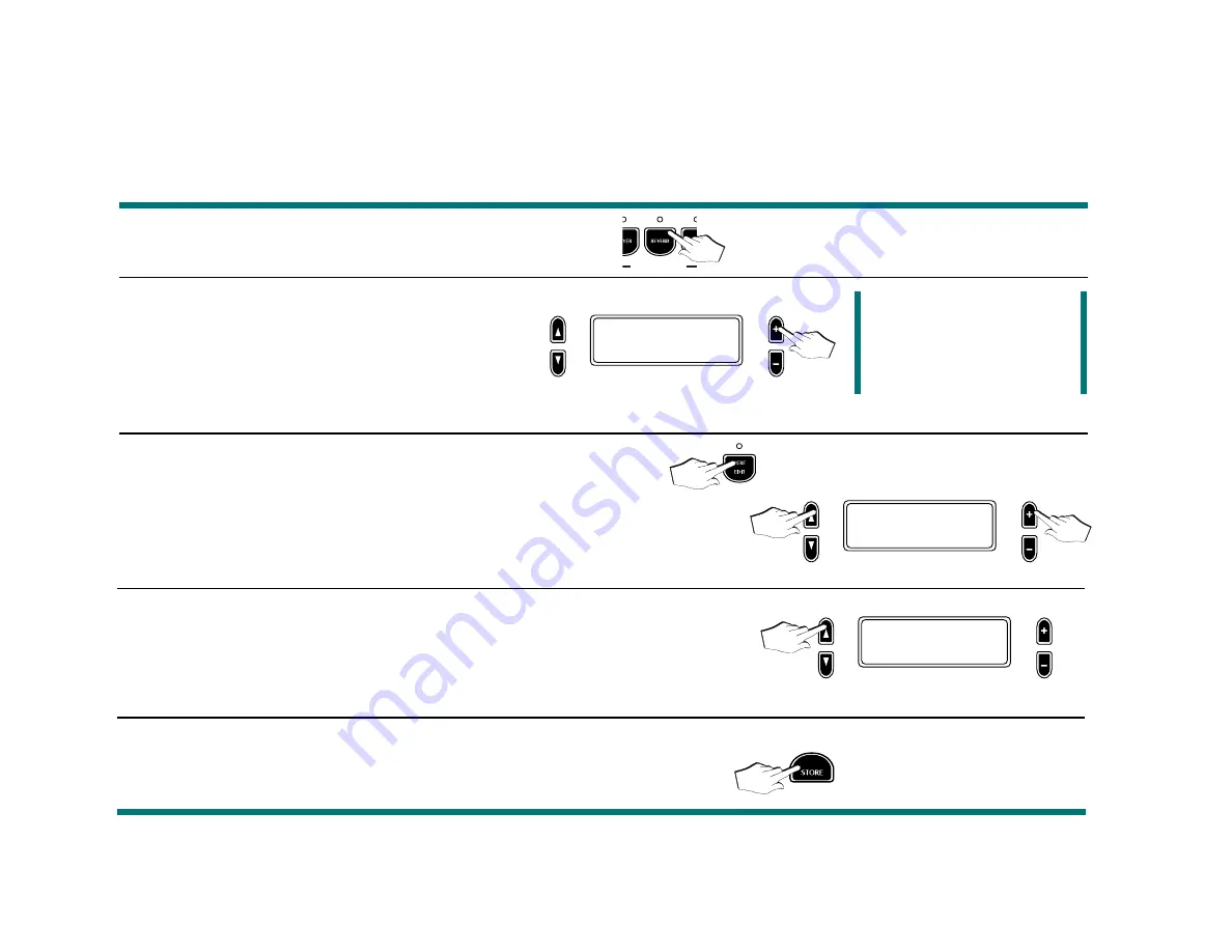 Baldwin Pianovelle RP Series Quick Manual Download Page 12