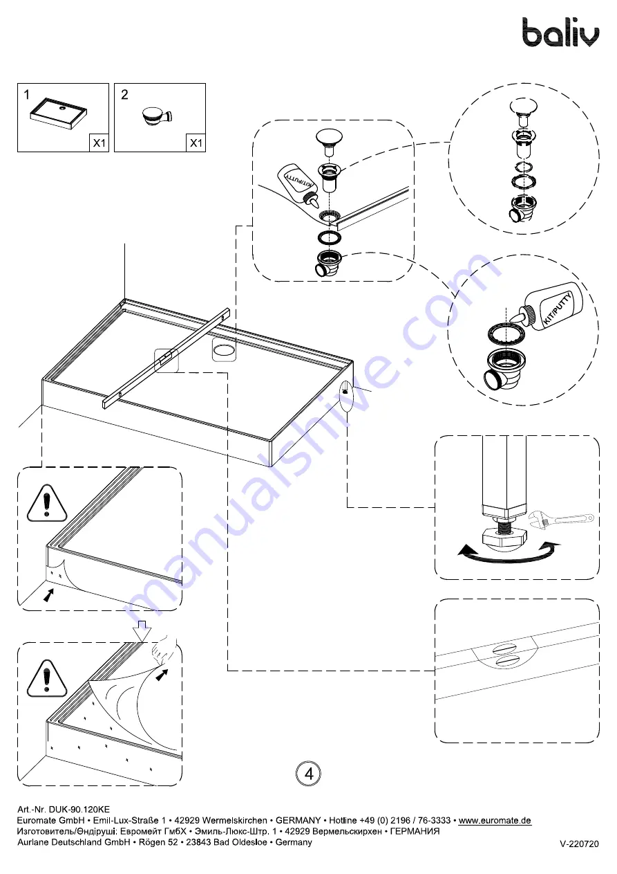 baliv DUK-90.120KE Manual Download Page 8