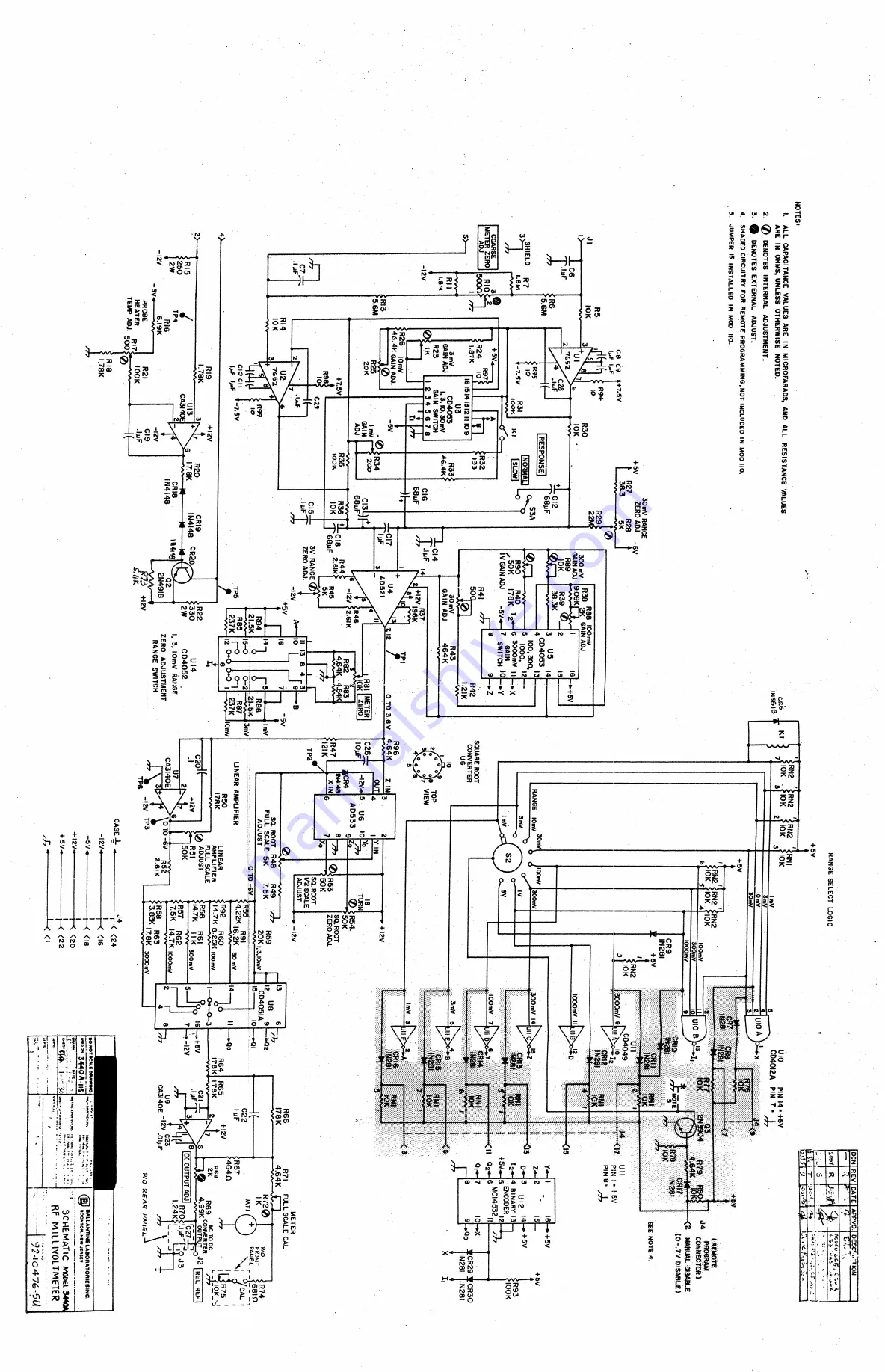 Ballantine 3440A Instruction Manual Download Page 61