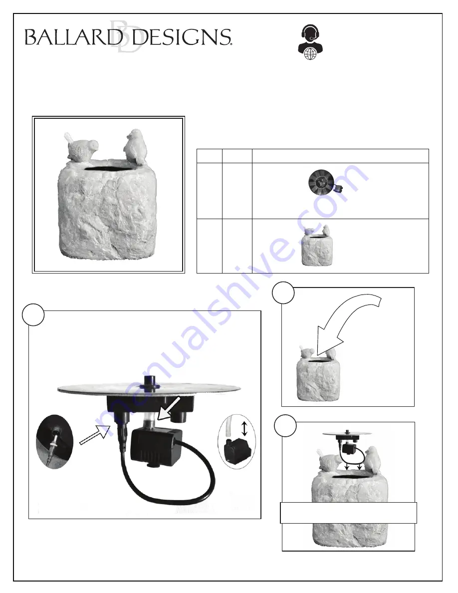 Ballard Designs AO157 Manual Download Page 1