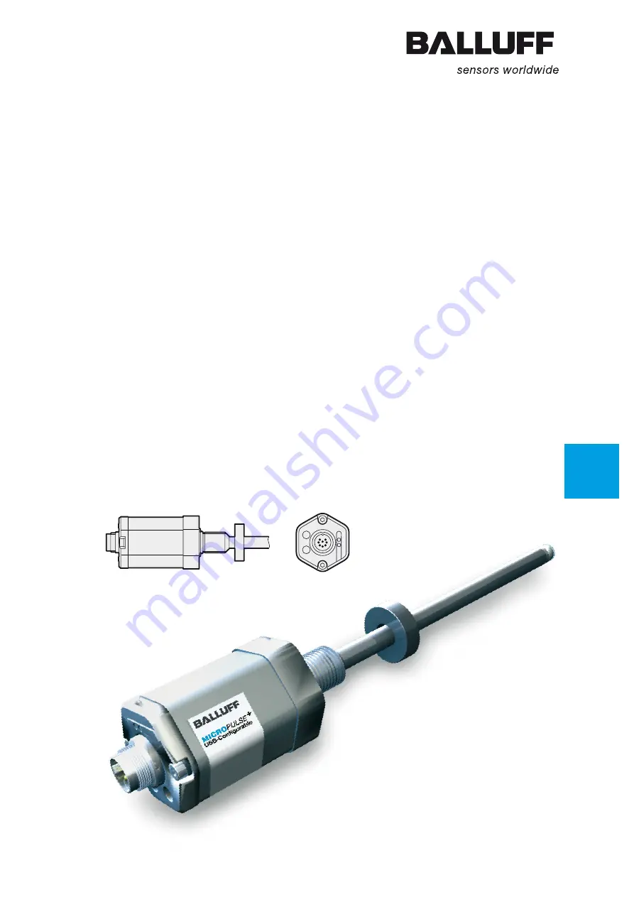 Balluf BTL7-A501-M Series Condensed Manual Download Page 1