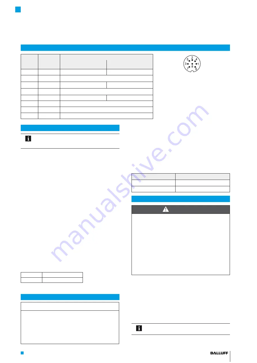 Balluf BTL7-A501-M Series Condensed Manual Download Page 9