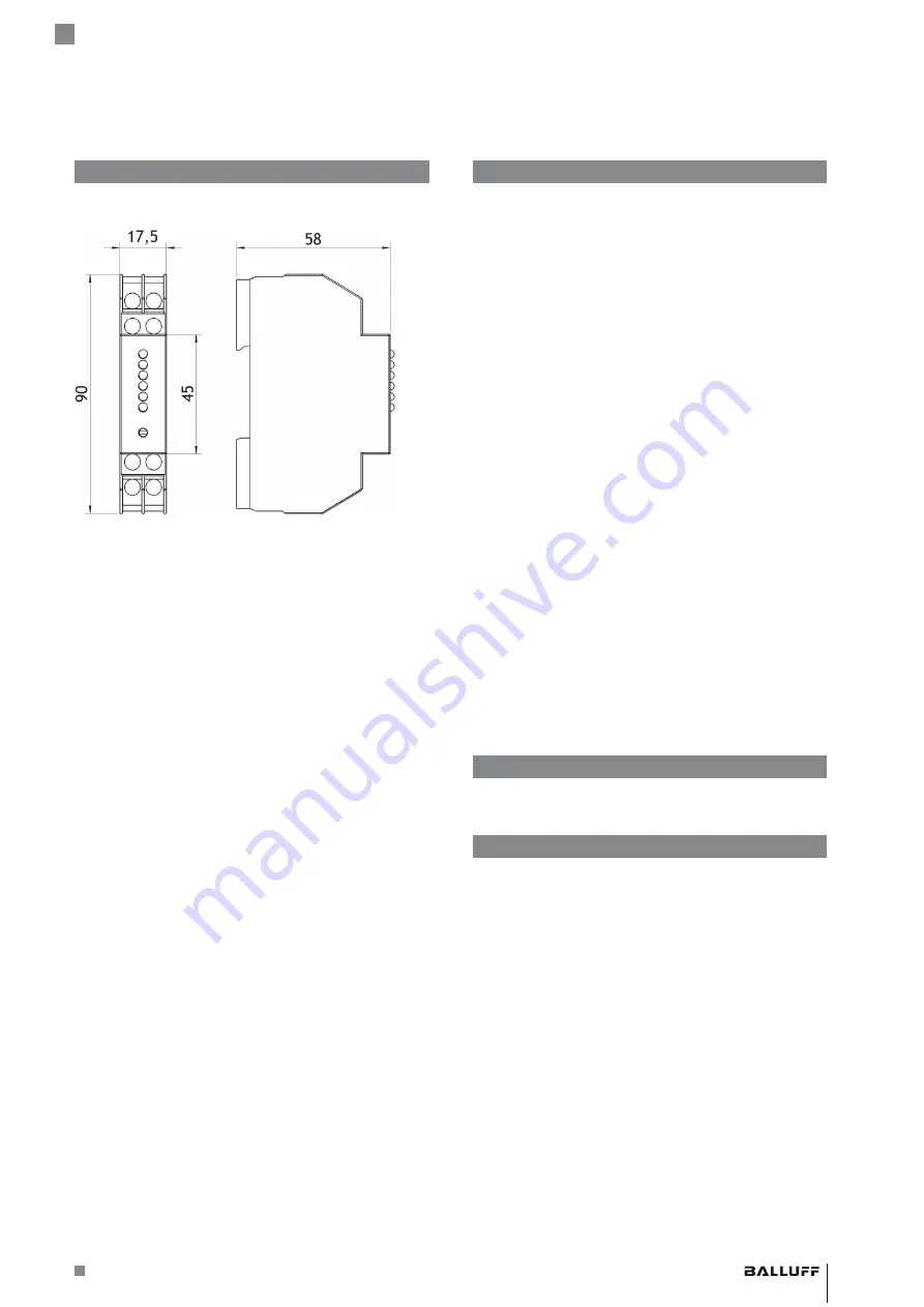 Balluff BAE SA-FF-055-RS Quick Start Manual Download Page 7