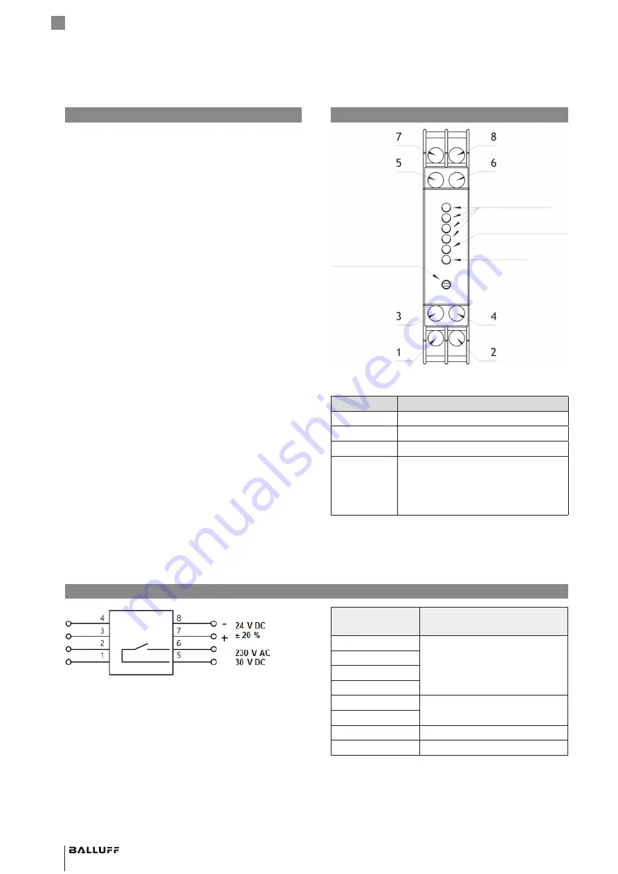 Balluff BAE SA-FF-055-RS User Manual Download Page 8