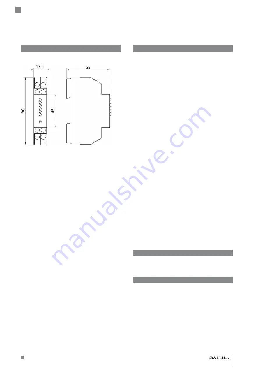 Balluff BAE SA-FF-055-RS User Manual Download Page 21