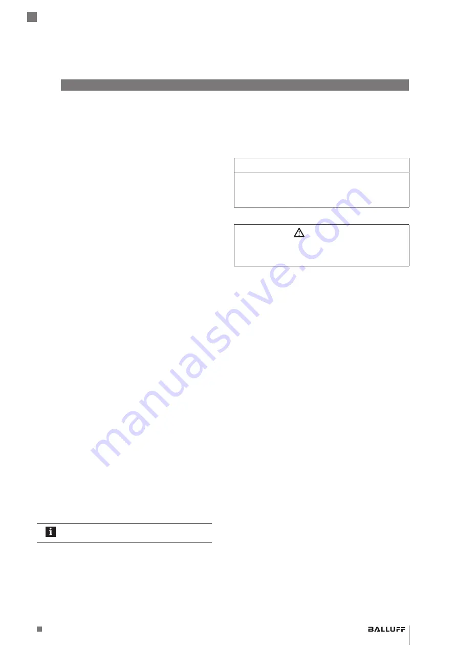 Balluff BAE SA-OH-063-NP-DP02 User Manual Download Page 25