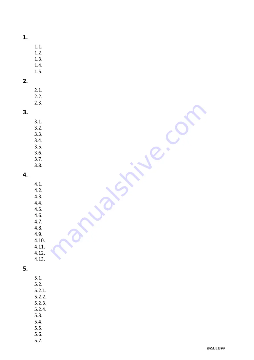 Balluff BAE011H User Manual Download Page 5