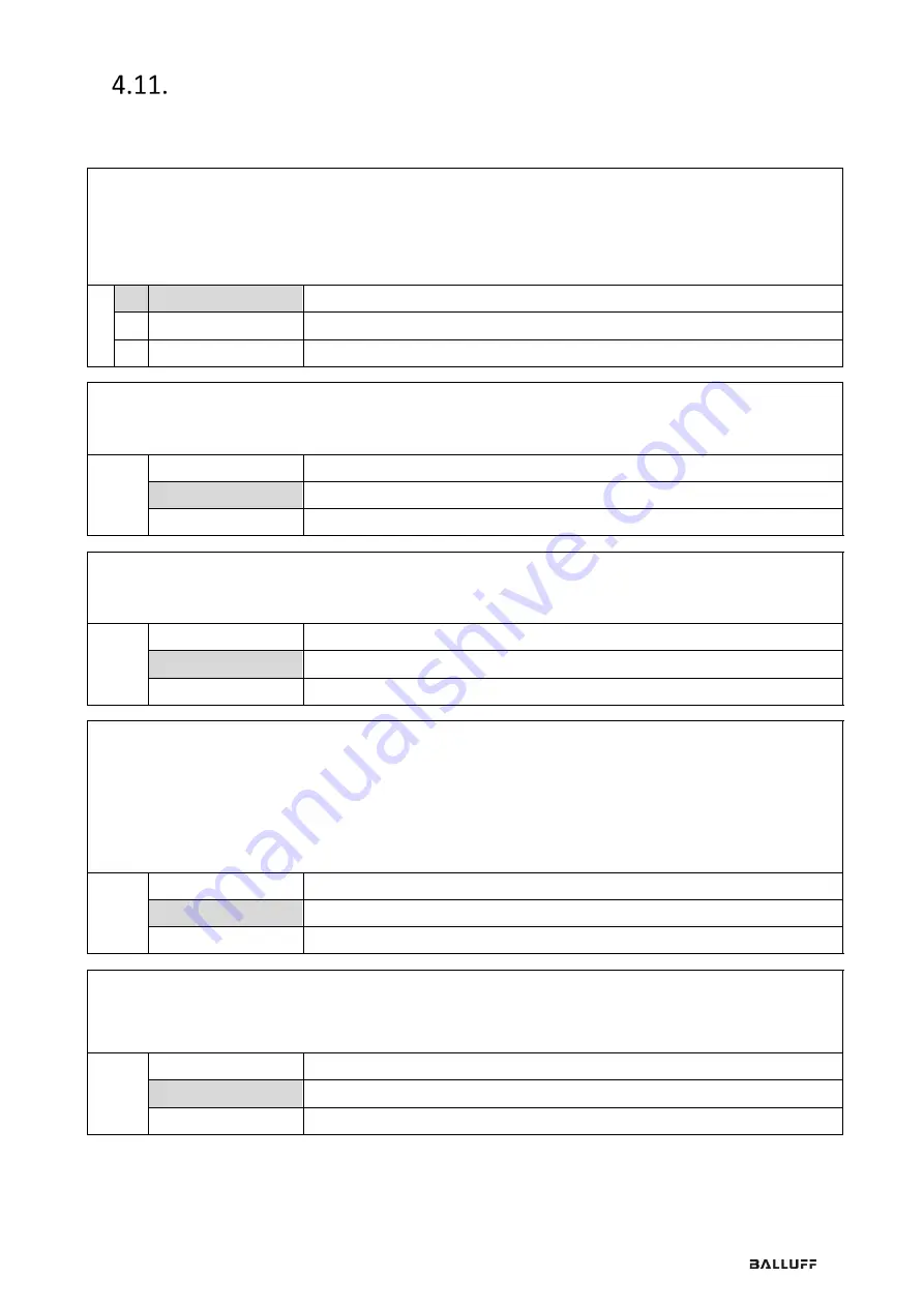 Balluff BAE011H User Manual Download Page 93