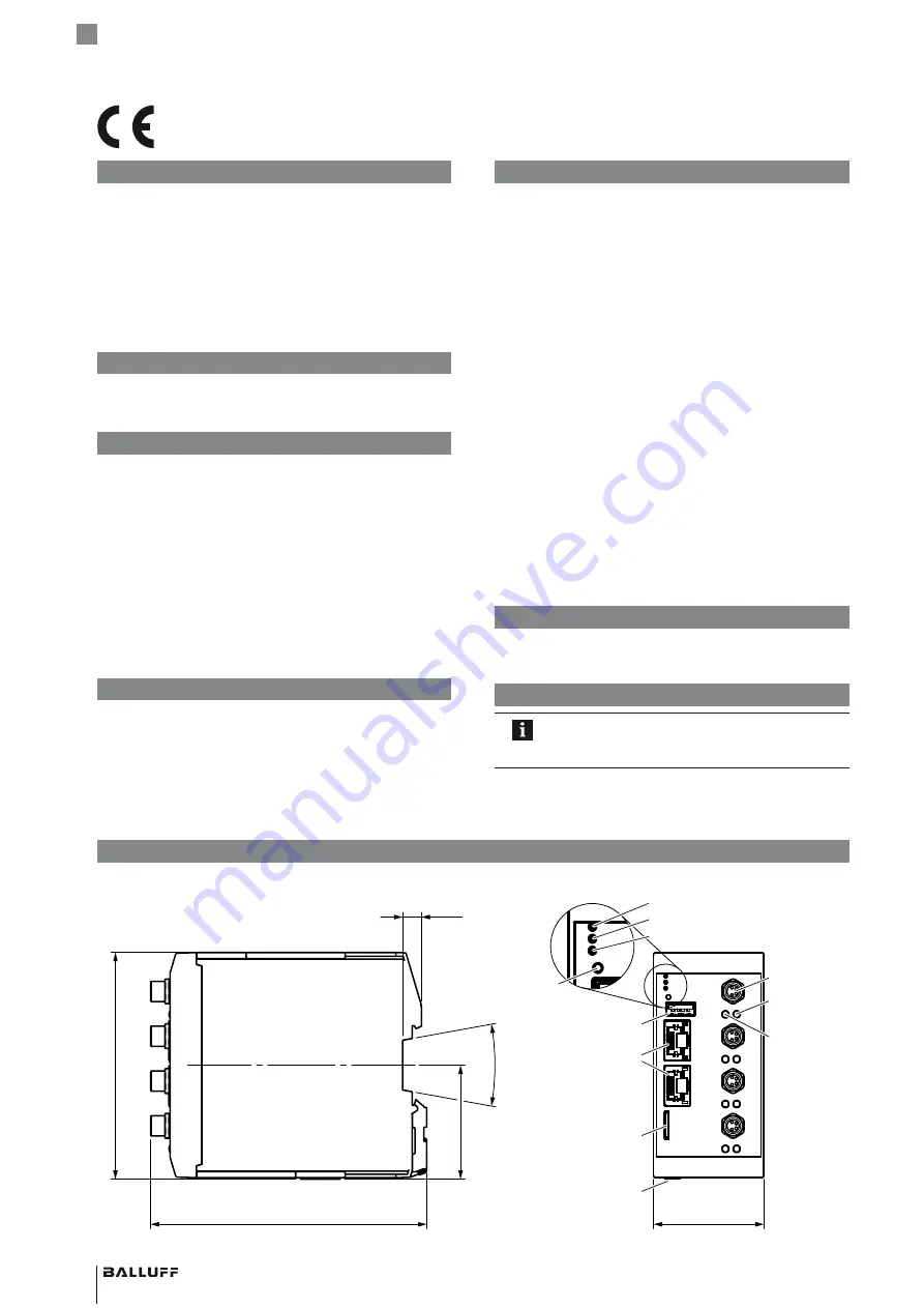 Balluff BAV MA-NC-00025-01 User Manual Download Page 2