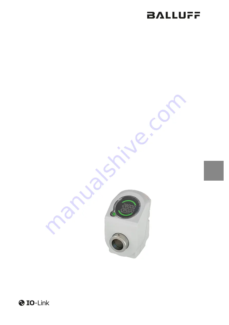 Balluff BDG D 60-H020-NUS01-1318-0000-S4L4 Series User Manual Download Page 3