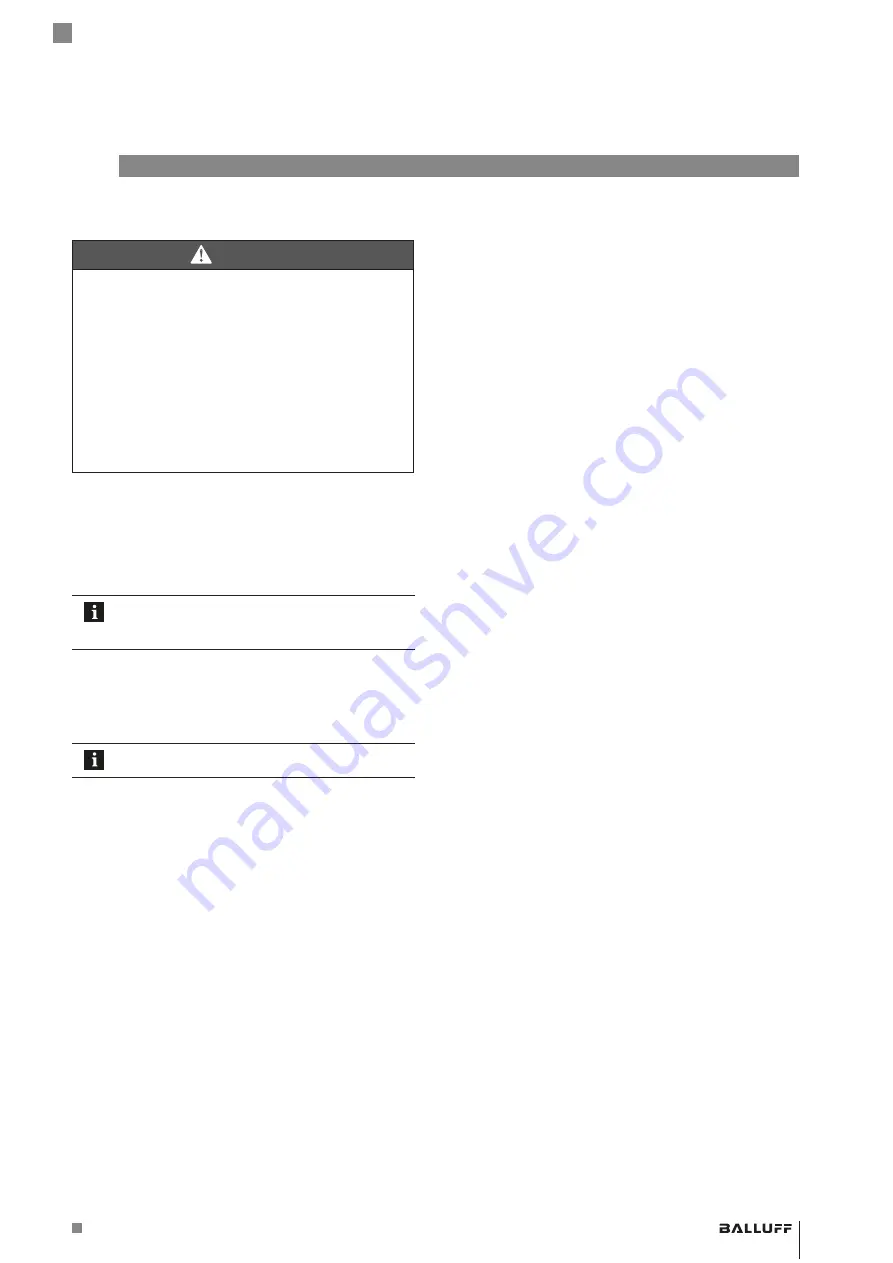 Balluff BDG D 60-H020-NUS01-1318-0000-S4L4 Series User Manual Download Page 15