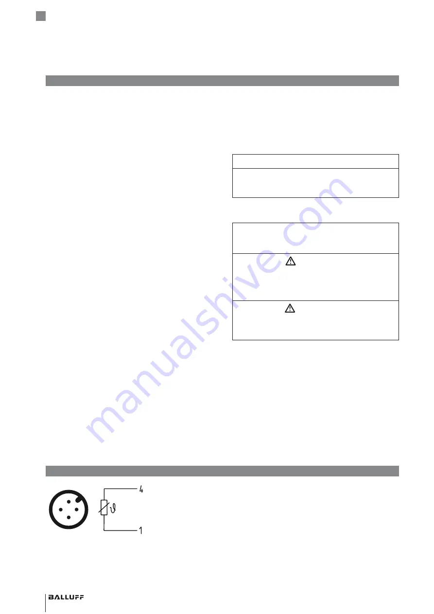 Balluff BFT Series User Manual Download Page 4