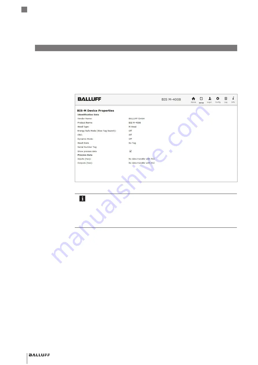 Balluff BIS M-4008-048-0 ST4 PROFINET Series Operating Manual Download Page 40