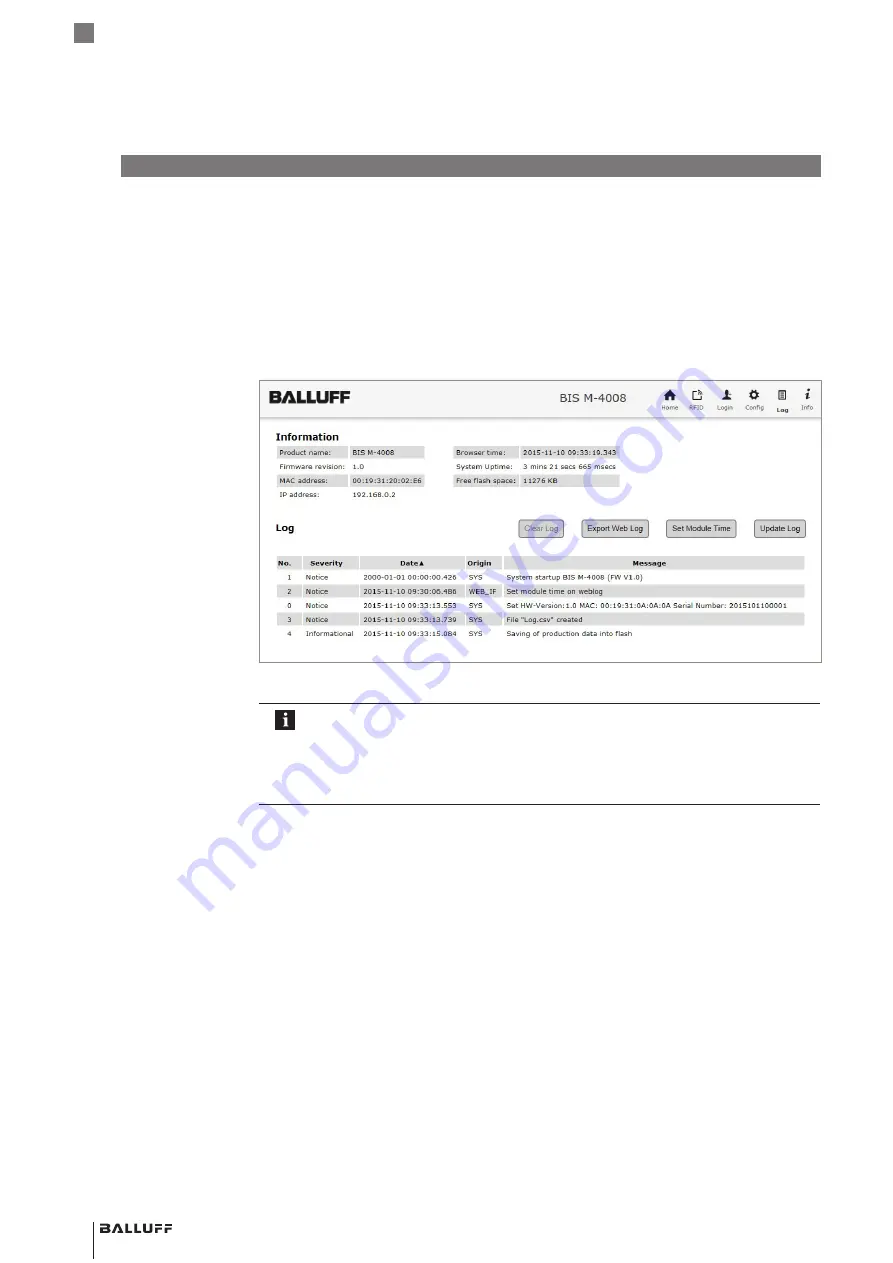 Balluff BIS M-4008-048-0 ST4 PROFINET Series Скачать руководство пользователя страница 88