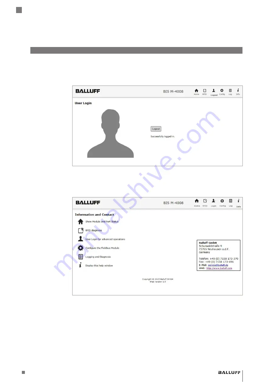 Balluff BIS M-4008-048-0 ST4 PROFINET Series Operating Manual Download Page 89