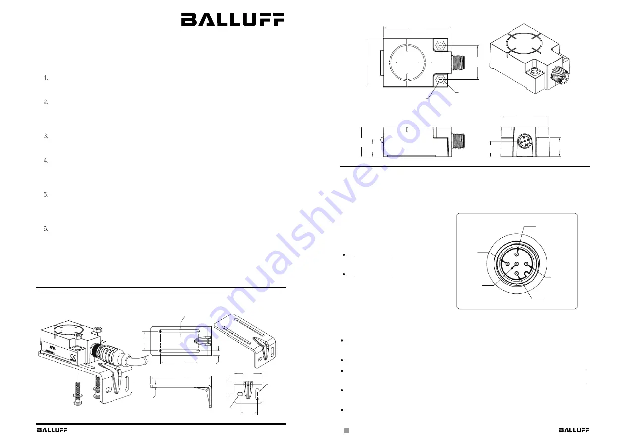 Balluff BIS M-410-067-001-04-S92 Installation Manual Download Page 2