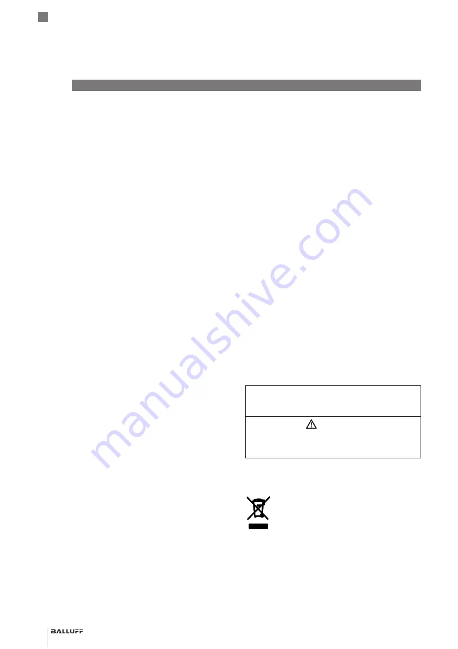 Balluff BLA 16C-002-00,25-S75 User Manual Download Page 8