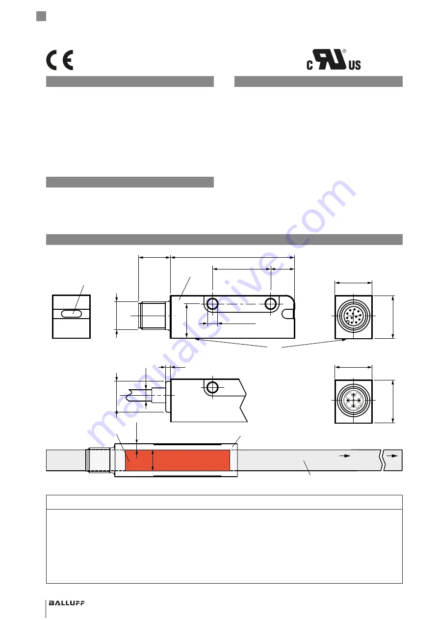 Balluff BML SL1-ALZ Series Скачать руководство пользователя страница 6