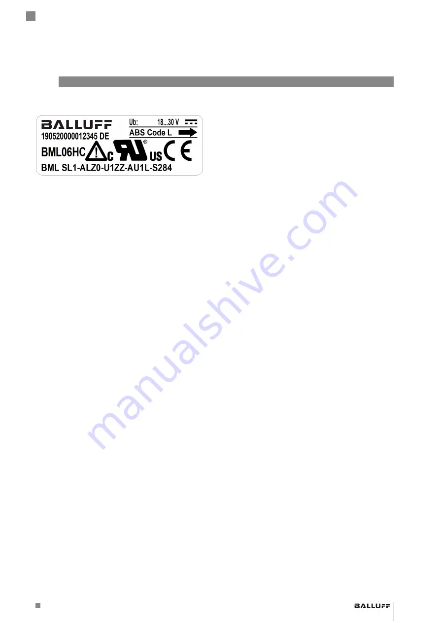 Balluff BML SL1-ALZ-U-ZZ-U1L Series User Manual Download Page 151