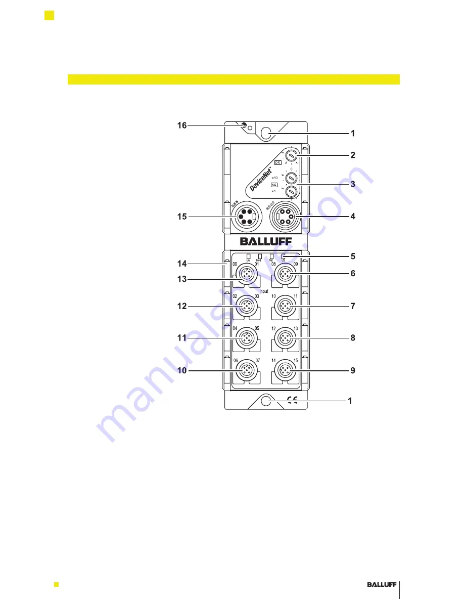 Balluff BNI DNT-104-000-Z004 Short Manual Download Page 5